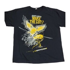 Vintage Expert Brand U.S Go Army Crewneck Basic T-Shirt Men's XL Made In USA